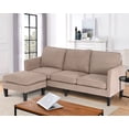 thumbnail image 2 of Canapé Sectionnel Canapé Set L Canapé en Forme de Petit Canapé Canapé Convertible Moderne pour Petit Salon, Appartement et Petit Espace (Sofa Sectionnel, Gris), 2 of 7