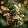 thumbnail image 7 of Lunxisen 4 Pcs Christmas Gnome Making a Snow Angel Christmas Tree Ornament Charming Handcrafted Holiday Decor, 7 of 7