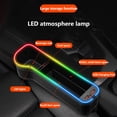 thumbnail image 2 of 7 Color Changing Led Car Seat Gap Filler Organizer,Car Seat Gap Organizer with Cup Holder,Car Gap Filler with USB Fast Charger,Car Side Seat Gap Filler with Flash Light, 2 of 5