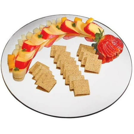 

Cal Mil 414-24 24 in. Round Mirror Tray - Silver