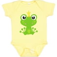 thumbnail image 3 of Inktastic Cute Frog, Green Frog, Frog Prince, Crown Boys or Girls Baby Bodysuit, 3 of 5