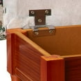 thumbnail image 4 of Frenchi Furniture Queen Anne Style Footstool w/ Storage, 4 of 5