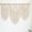 Beige-Leaf, variant on Bead Fringe Macrame Wall Sculpture Boho Handmade Woven Home Decor