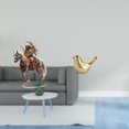 thumbnail image 2 of Letrero de escritorio Home Knight,Adorno de caballero acrílico 2D para estante de manualidades,Figura de pájaro,Figura de pájaro dorado,decoración para el hogar,estatua de animal,Estatuas, 2 of 8