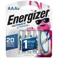 thumbnail image 1 of Piles AAA Energizer Ultimate Lithium (emballage de 8), emballage de 8, 1 of 9