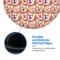 thumbnail image 5 of Disketp Corgi Head with Floal Small Mouse Pad 7.9x7.9 Inches,Washable Round Mousepad for Office Laptop Computer,Non-Slip Rubber Base Mouse Pads for Wireless Mouse, 5 of 8