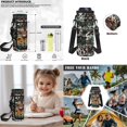 thumbnail image 7 of KUIFORTI Sunflower Cow Bookbag and Lunch Box, 4 Piece Kids Backpack Set for Girls Elementary Middle School,School Bag with Pencil Pouch Water Bottle Sleeve Back to School Essentials Gifts, 7 of 7