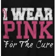 thumbnail image 2 of I Wear Pink For The Cure Warrior Women's Graphic T Shirt Tees Brisco Brands S, 2 of 5
