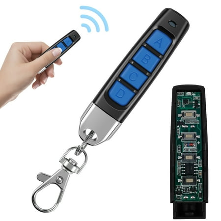 

Lochimu Remote Duplicator 4 Button Duplicate Remote Universal Garage Door Duplicator Remote Duplicate Fixed Code and Rolling Code Remote Control Car Garage Door Motorcycle