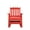 Bright Red, variant on Keystone Amish Co. York Recycled Plastic Porch Glider Chair, Turf Green