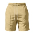 thumbnail image 4 of LEKWK Mens Swim Trunks Hawaiian Board Shorts Hawaiian Compression Liner Bathing Suit Quick Dry Drawstring Short with Pockets Running Workout Home Swimwear, 4 of 5
