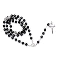 thumbnail image 6 of MOMOJIA Handmade Round Bead Catholic Rosary for Cross Religious Necklace Gifts for Men, 6 of 6