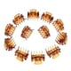 thumbnail image 5 of Paquete de 12 mini pinzas de resina para el pelo, pequeñas horquillas de plástico para mujeres y niñas. café, 5 of 9