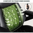 thumbnail image 4 of Grande Chaise de Bureau pour Personnes Corpulentes avec Coussin à Ressort Épais, Accoudoirs Rabattables, Chaise de Direction Ergonomique, Coussin Lombaire Réglable, Coussin Gonflable, Extra Grand, Confortable, Rembourrée, Robuste, Chaise de Jeu, Double Roue en Caoutchouc, 4 of 9
