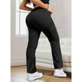 thumbnail image 2 of Women'S Cargo Pants - Non-Stretchy Work Pants with Zipper Pocket, Drawstring Waist, All-Season Trousers for Hiking, Running, 2 of 7