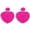 1pc, variant on 2 Pairs Handmade Seed Bead Love Heart-shaped Statement Exaggerate Colorful Dangle Drop Earrings Set Bohemian Valentine's Day Festival Jewelry for Women