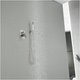 thumbnail image 2 of JERFIT Luxury 12 Inch Rain Shower System Combo, Wall Mounted High Pressure Shower Set with Rainfall Showerhead, Handheld Spray, Brushed Nickel Finish, 2 of 6