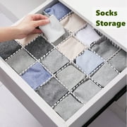 Gemdeck Drawer Divider Adjustable Drawer Dividers Storage Organizers, 8 Packs, White