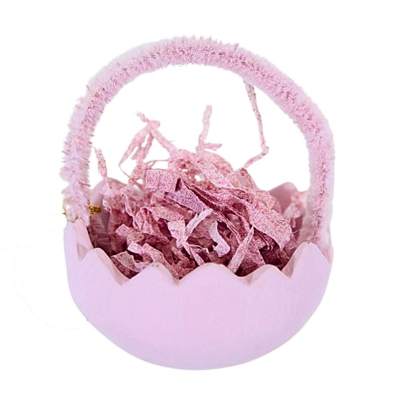 Holiday Ornament Cracked Egg Ornament Easter Nested Grass Tl1339 Lavender