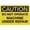 Warning Sign 2, variant on Caution Do Not Enter When Machinery Is In Use Spanish Aluminum Metal Tin Sign 8"x12" - Safety Restriction Alert Warning Plate, Bilingual Machinery Sign