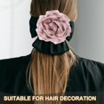 thumbnail image 5 of Silk Satin Flower Brooch Pin, Large Peony Floral Lapel Pin, 5 of 5