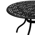 thumbnail image 3 of Ornate Outdoor Elegant Aluminum 48-in Round Patio Dining Table, 3 of 5