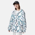 thumbnail image 5 of Kdxio Hand Drawn Snake Print Women Men Sun Protection UPF 50+ Jackets Zip Up Long Sleeve Hoodie Hiking Lightweight with Pockets, 5 of 8