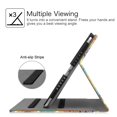 thumbnail image 6 of Fintie Multi-Angle Viewing Case Cover for iPad 9.7 6th / 5th Gen 2018 2017, iPad Air 1/2, Summer Dahlia, 6 of 7