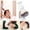 B, variant on erfcxs Men's Facial Care Shaving Brush Portable Handle Manual Shaver Beard Brush Foaming Cleaning Brush Set Of Two