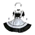 thumbnail image 1 of Disfraz de sirvienta Yuyangstore Anime japonés con delantal Clásico para mujer para fiesta de Halloween, 1 of 8