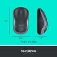 thumbnail image 3 of Restored Logitech MK270 Wireless Keyboard and Mouse Combo (920-004536) - Black (Refurbished), 3 of 7