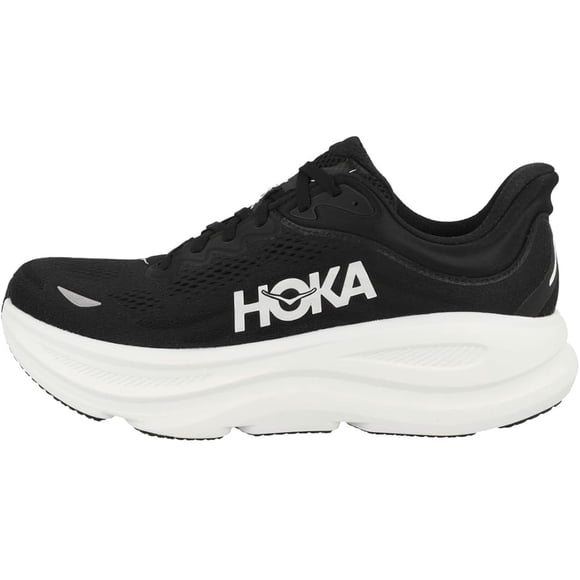 Hoka Bondi 9 Black/White Men's Running Shoes
