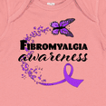 thumbnail image 4 of Inktastic Fibromyalgia Awareness butterfly ribbon Boys or Girls Baby Bodysuit, 4 of 5