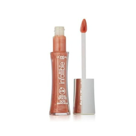 L'Oreal Infaillible 8 HR Le Gloss, Coral Sands 0,21 oz (pack de 2)