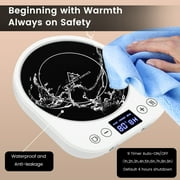 MQ Mug Warmer Electric, 3 Temperature Settings Gravity-Induction Coffee Warmer,1-9 Timer Auto Shut off