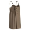 thumbnail image 2 of Ropa Playa Ocean Pacific para Mujer Vestido Sin Mangas con Elástico en Escote y Tirante Delgado Café Talla G, 2 of 4