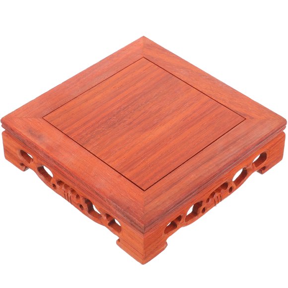 1Set Retro Nostalgic Style Wooden Display Stand for Home Decoration