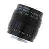 35mm F/1.7 C-Mount TV Lens Manual Focusing Fixed for Mirrorless Camera Black