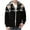56 Khaki, variant on guisaled Mens Fleece Jacket Big and Tall Full Zipper Hooded Fuzzy Faux Fur Jackets Lightweight Warm Soft Causal Plaid Sherpa Jacket