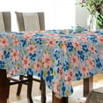 thumbnail image 5 of Yayeee Tablecloths 54" x 54" Rectangle Wrinkle Resistant Party Table Cover, Small Pink Flower, 5 of 8