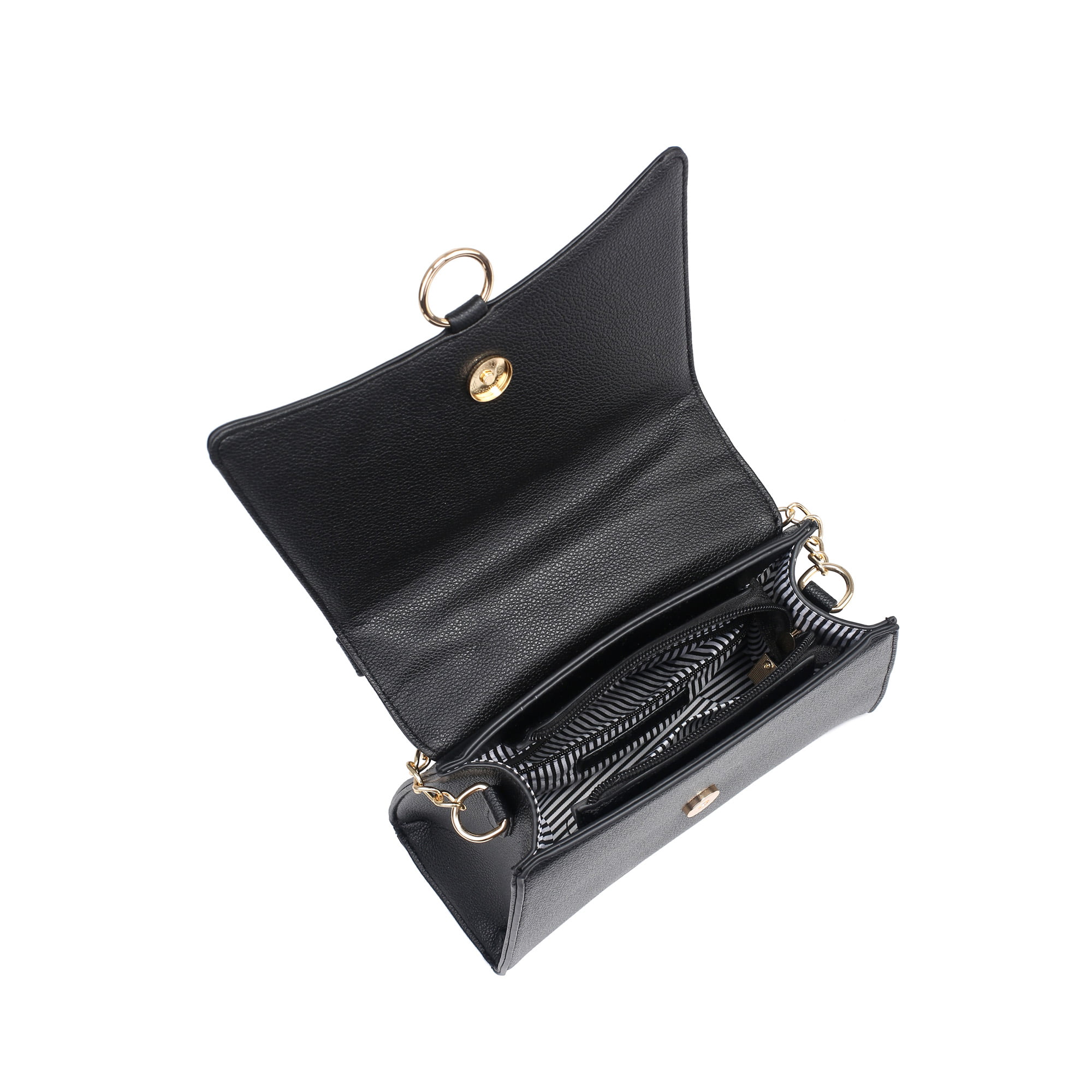 XB Top Handle Flap Handbag and Wallet Set Women Mini Satchel Tote Shoulder  Handbag Accordion Style Durable 