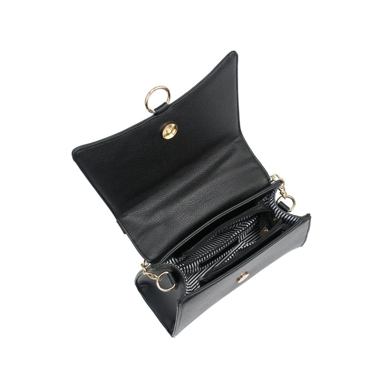 xB Xibang xB Top Handle Flap Handbag and Wallet Set Women Mini Satchel Tote Shoulder Handbag Accordion Style Durable, Women's, Size: One size, Beige