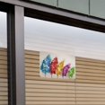 thumbnail image 3 of Row of Colorful Rainbow Trees Bending in the Wind Home Business Office Sign, 3 of 4