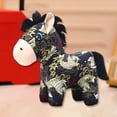 thumbnail image 1 of Muñeco de peluche de caballo, figura de peluche, regalo de cumpleaños de año Nuevo chino, juguete de dibujos animados, escultura, estatua de animal Estilo D 15 cm, 1 of 8