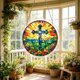 thumbnail image 4 of Atrapasueños acrílico con forma de rompecabezas para ventana – Decoración DIY de vidrieras de caballos para el hogar, el jardín y espacios interiores, 4 of 6