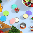 thumbnail image 3 of 6 Pack de Contenants pour Vinaigrette à Emporter, Petits Contenants à Condiments Réutilisables de 40Ml avec Couvercles, Silicone Étanche, 3 of 7