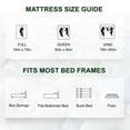 thumbnail image 4 of MANCHOT Deeprest 12 inch Queen Size Hybrid Mattress, Cooling Gel Memory Foam & 5-Zone Support, Firm Feel, Bed in a Box, 4 of 9