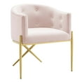 thumbnail image 3 of Modway Savour Accent Dining Armchair Performance Velvet Set of 2, Multiple Colors, 3 of 3