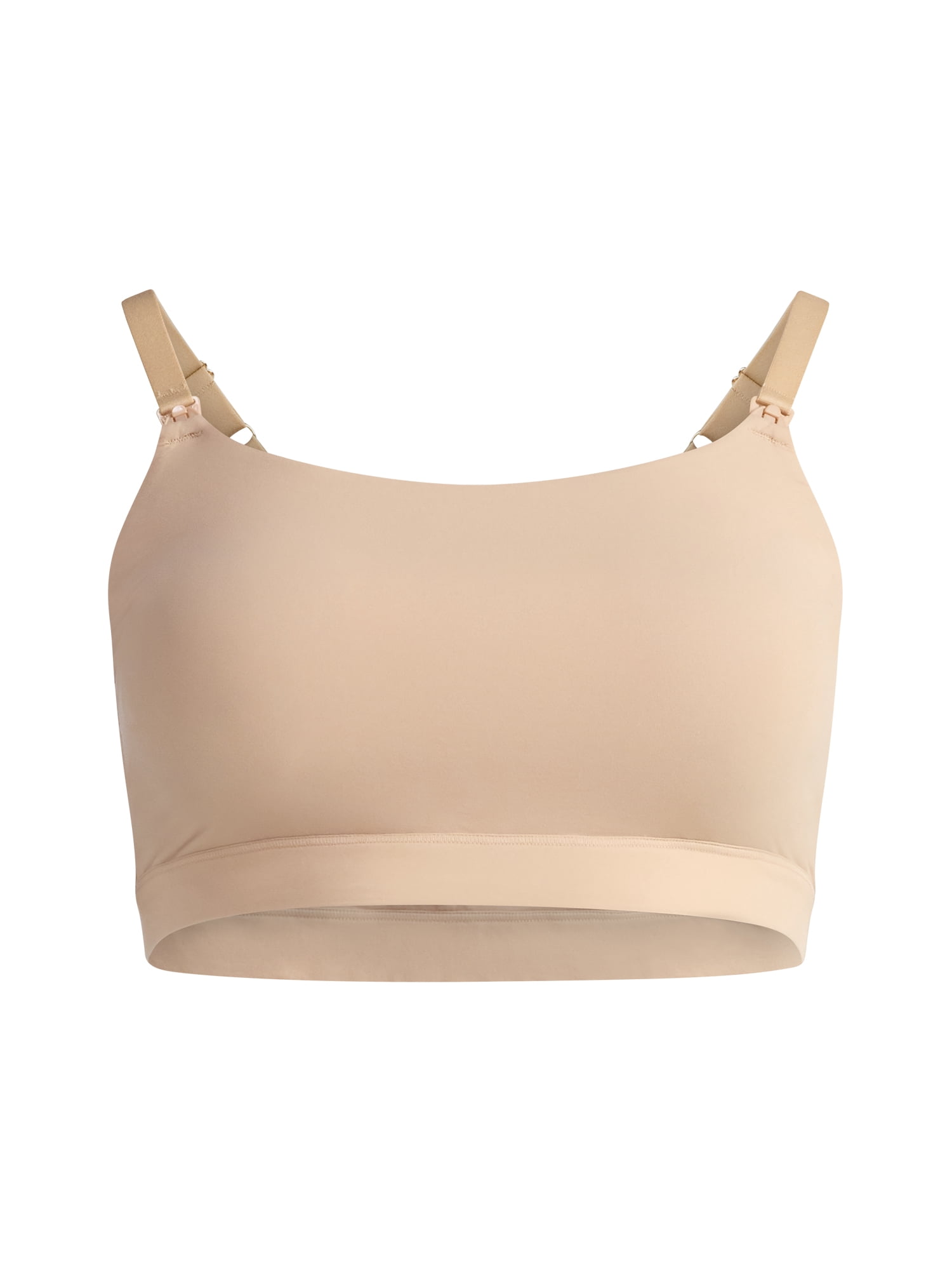 Joyspun Women's Maternity Fit Stretch Nursing Bralette, Sizes S-3XL