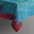 thumbnail image 3 of Colorful Tie Dye Pattern Rectangle Tablecloth 60"x84",Waterproof Polyester Rectangle Table Cloth, Wipeable Spillproof Polyester Tablecloth for Dining, Camping, Indoor and Outdoor, 3 of 5